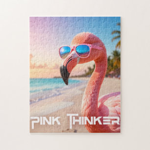 Puzzle PENSEUR ROSE Flamant Rose