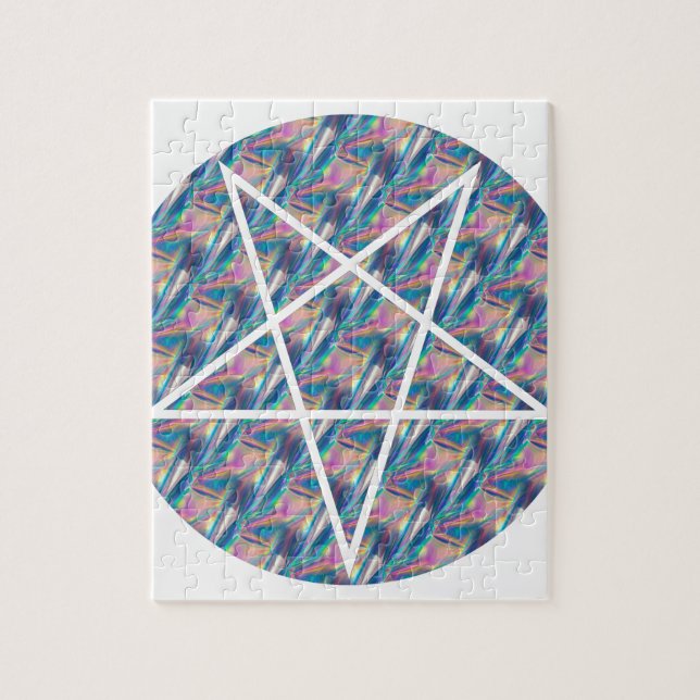 Puzzle pentagramme hologramme (Vertical)