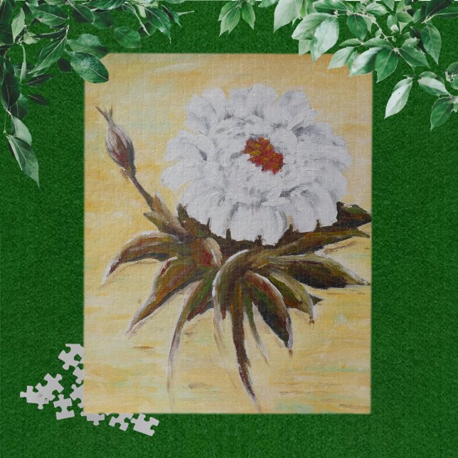 Puzzle Peony blanc (Créateur téléchargé)