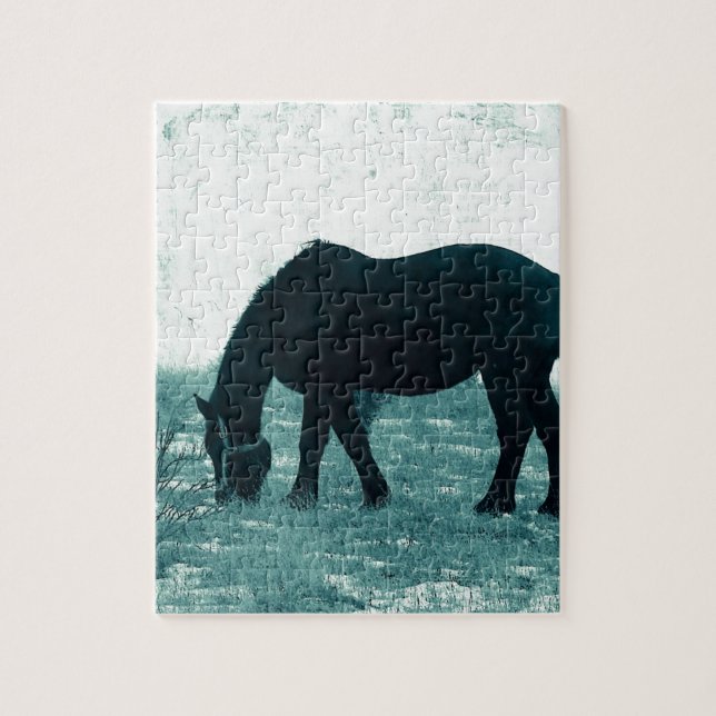 Puzzle Percheron d'hiver (Vertical)