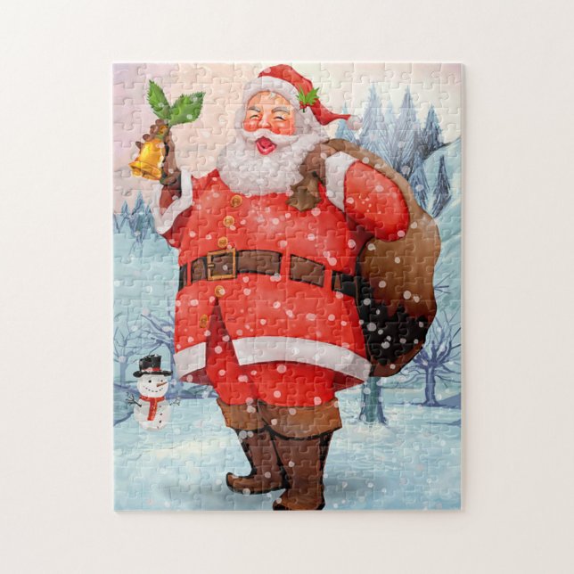 Puzzle Père Noël (“Piece together the magic of Christmas with Santa’s joyful smile!”)