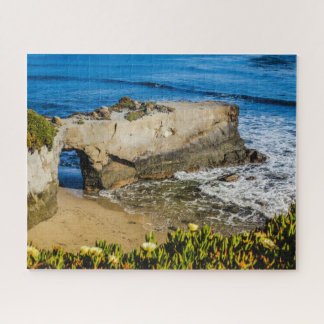 Puzzle Père Noël Cruz California Beach West Coast Surf