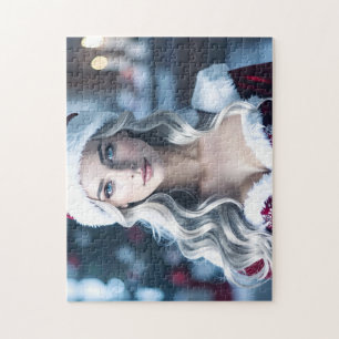 Puzzle Père Noël Girl