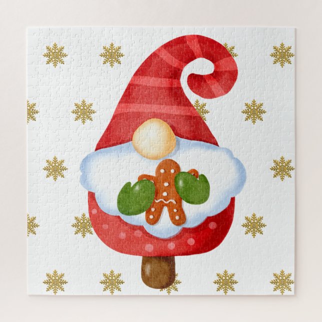 Puzzle Père Noël Gnome (Vertical)
