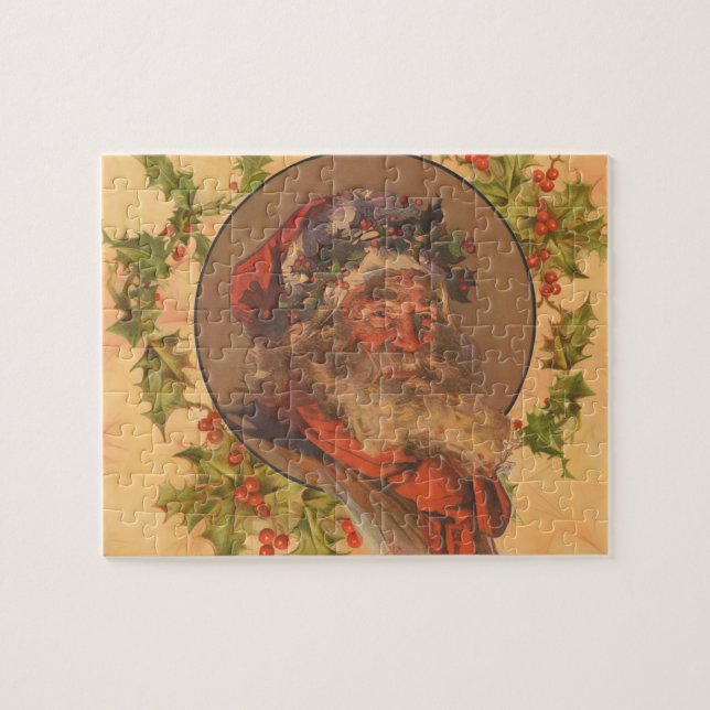 Puzzle Père Noël Leyendecker Antique Victorien (Horizontal)