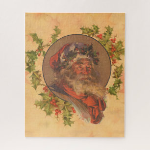 Puzzle Père Noël Leyendecker Antique Victorien