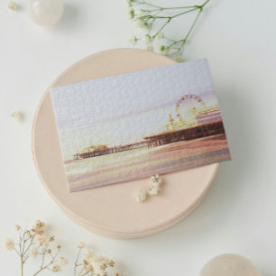 Puzzle Père Noël Monica Pier Sunrise