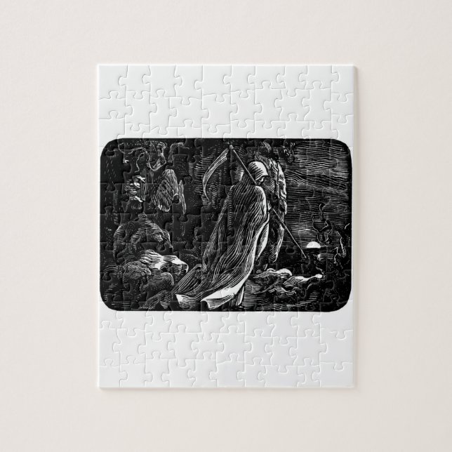 Puzzle Père Noël Muerte (faucheuse mexicaine) circa 1939 (Vertical)