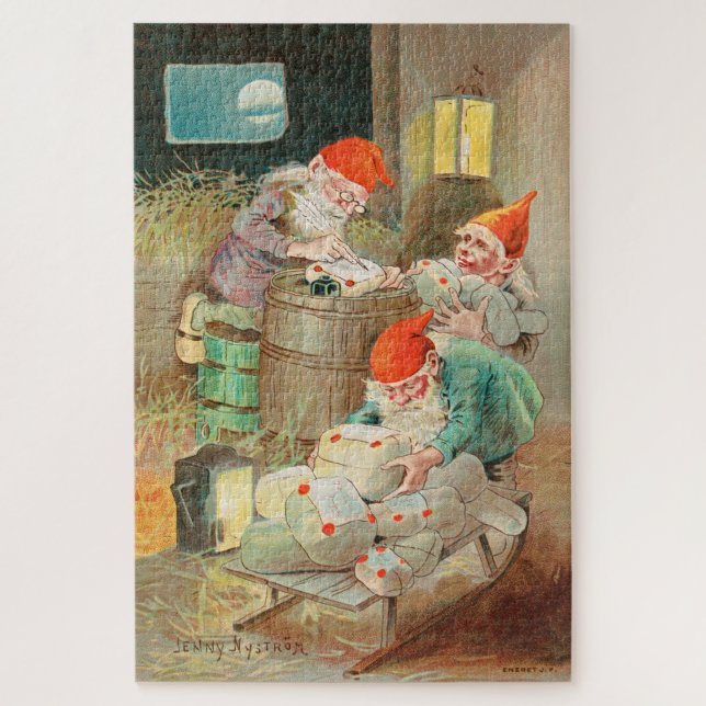 Puzzle Père Noël suédoise de Noël (par Jenny Nyström) (Vertical)