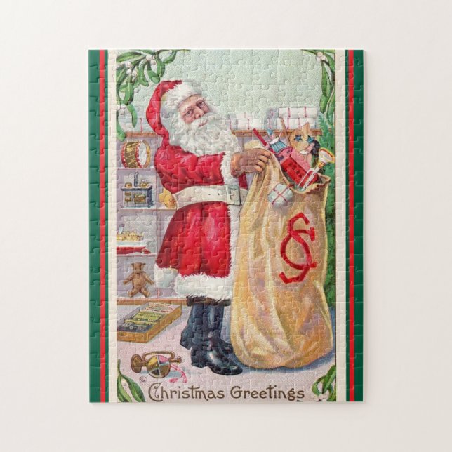 Puzzle Père Noël vintage 11x14 (Vertical)