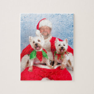 Puzzle Père Noël Westies