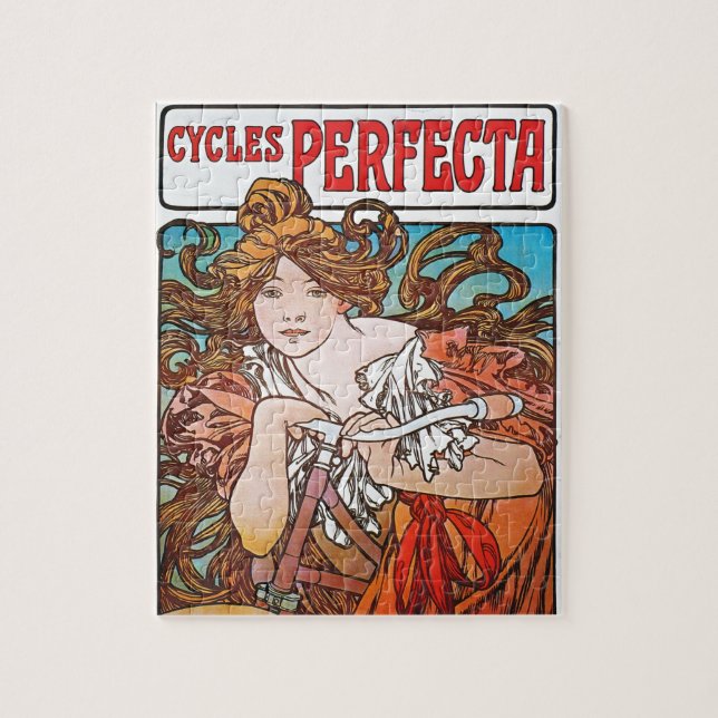 Puzzle Perfect Cycles Alphonse Mucha Art Nouveau (Vertical)
