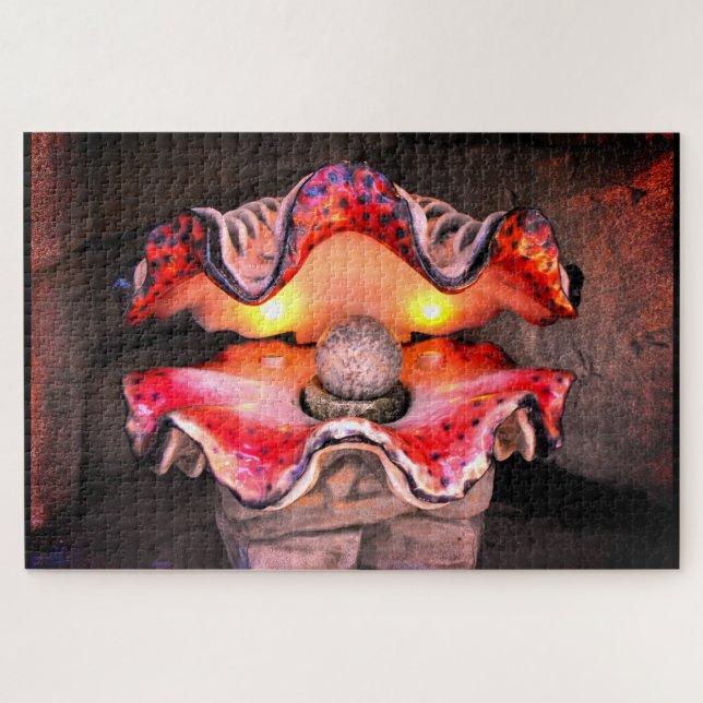 Puzzle Perle de modèle dans une coque (Horizontal)