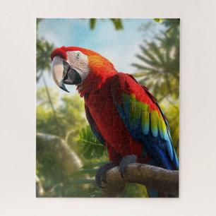 Puzzle Perroquet de Macaw Tropical