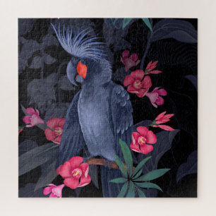 Puzzle Perroquet floral exotique : Nature tropicale