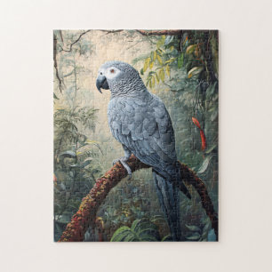 Puzzle Perroquet gris d'Afrique