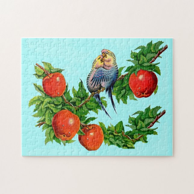 Puzzle perroquets amoureux (Horizontal)