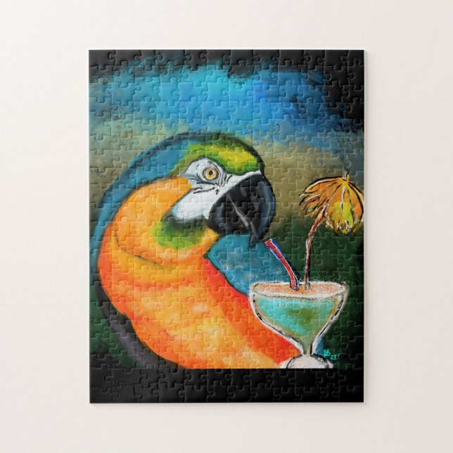 Puzzle Perroquets de Fête (Vertical)