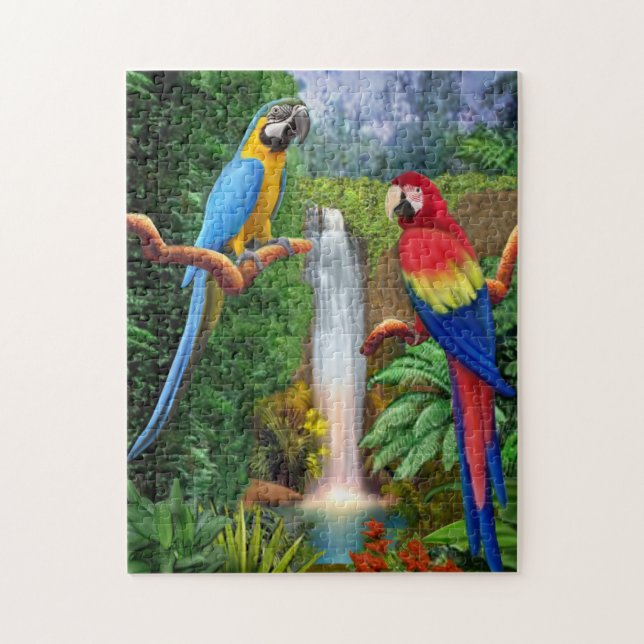Puzzle Perroquets Tropicaux Ara (Vertical)