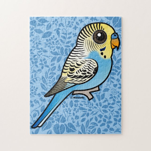 Puzzle Perruche bleue et jaune (Vertical)
