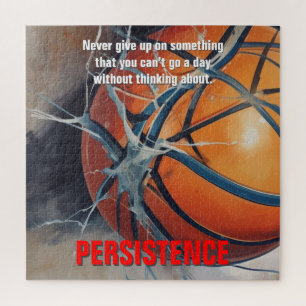 Puzzle Persistance Basketball Inspiration Motivation