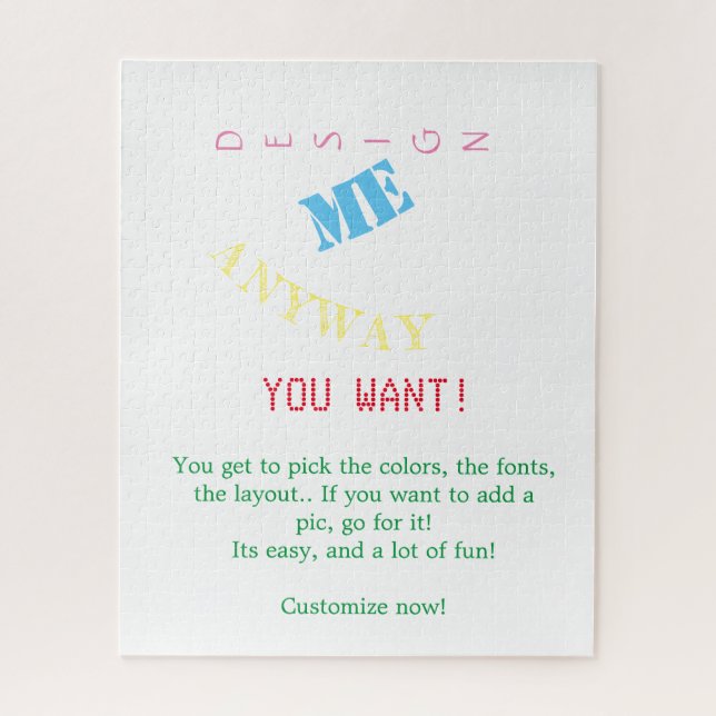 Puzzle Personalized (Vertical)