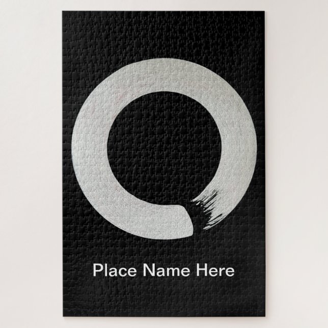 Puzzle Personalized Enso Jigsaw Puzzle.  (Vertical)