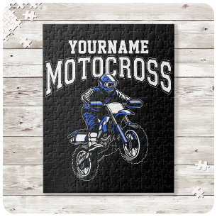 Puzzle Personalized Motocross Dirt Bike Rider Racing  