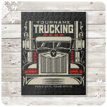 Puzzle Personalized Trucking 18 Wheeler BIG Trucker<br><div class="desc">Personalized Eighteen Wheeler Trucker Big Rig Trucking Company Design - Customize with your Name and Custom Text !</div>