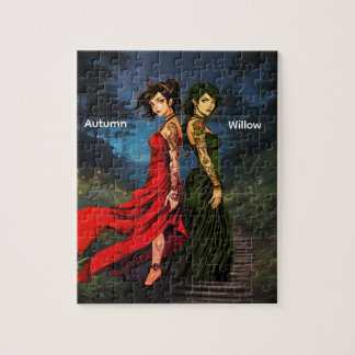 Puzzle Personized Anime Tattooed Girls  