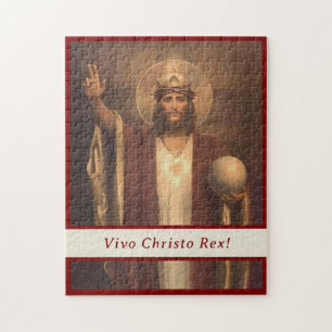 Puzzle Personnalisable Christ le Roi