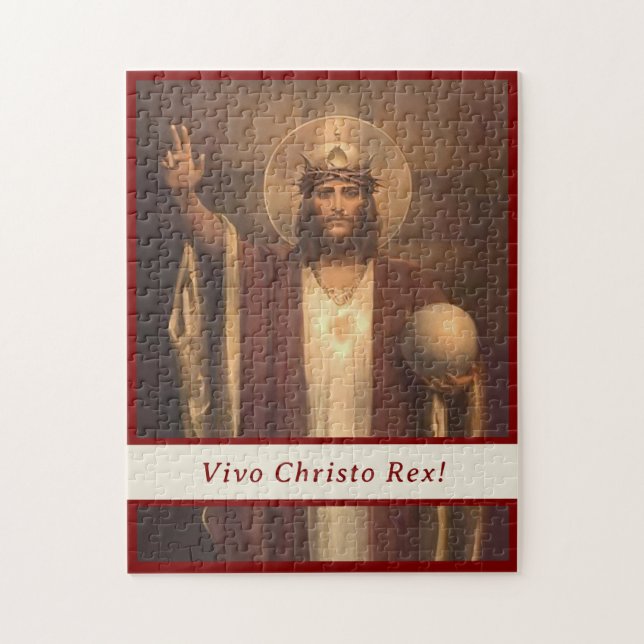 Puzzle Personnalisable Christ le Roi (Vertical)