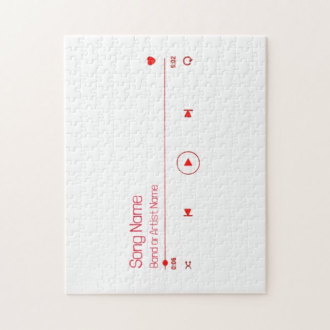 Puzzle Personnalisable votre musique préférée (Vertical)