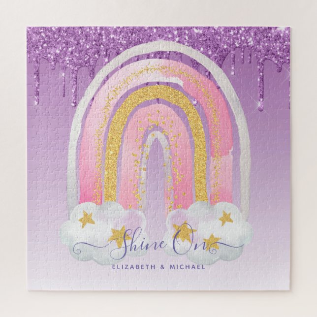 Puzzle Personnalisé 676 Piece JIGSAW Christmas Rainbow Ji (Vertical)