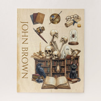 Puzzle personnalisé Dark Academia gothique