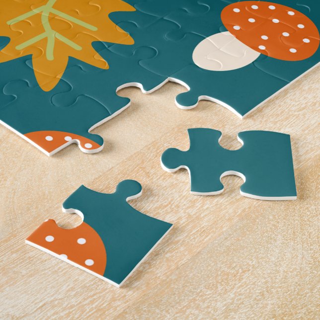 Puzzle personnalisé d'automne (Côté)