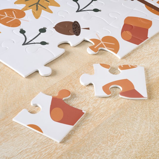 Puzzle personnalisé d'automne (Côté)