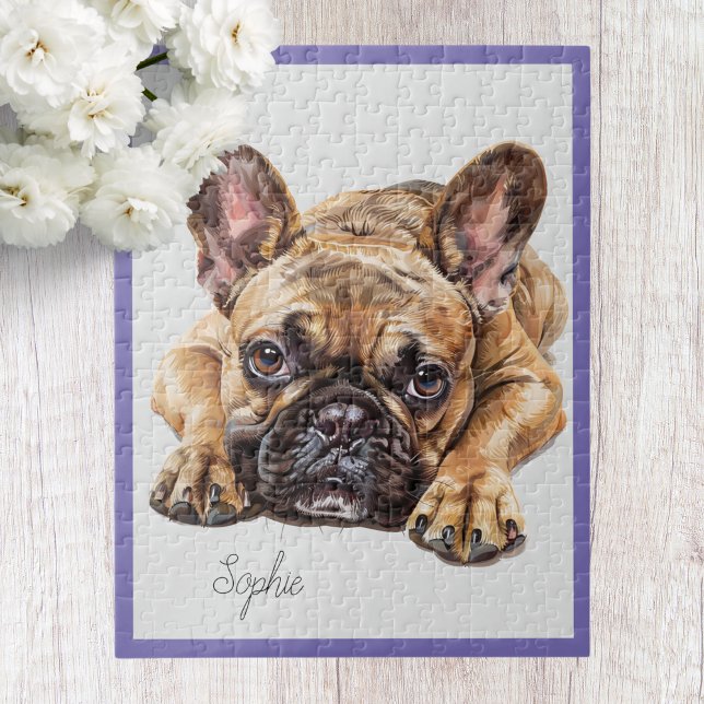 Puzzle personnalisé de Bouledogue français (Créateur téléchargé)