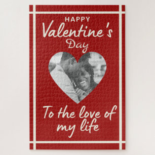 Puzzle personnalisé de la Saint-Valentin avec phot