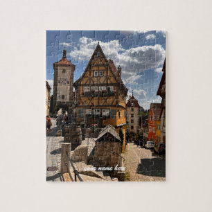 Puzzle personnalisé de Rothenburg, Allemagne