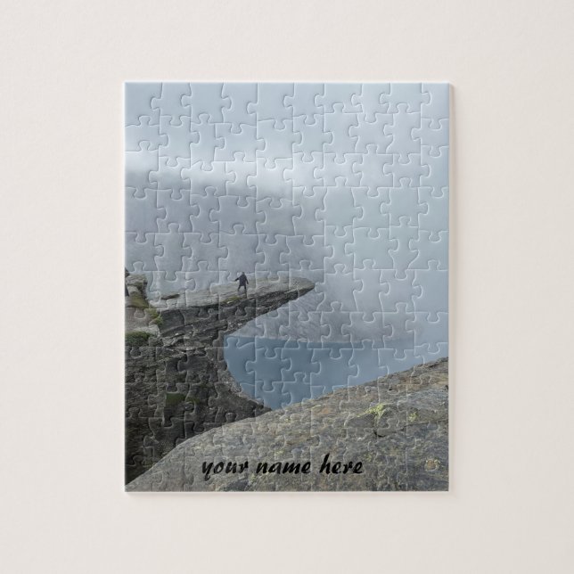 Puzzle personnalisé de Trolltunga Norvège  (Vertical)