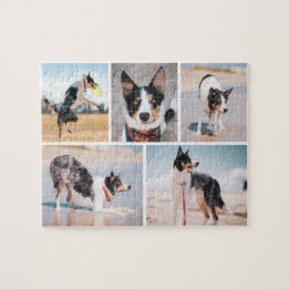 Puzzle personnalisé en forme de collage de photo d