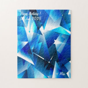 Puzzle Personnalisé Moderne Artistique Coloré Abstrait Bl