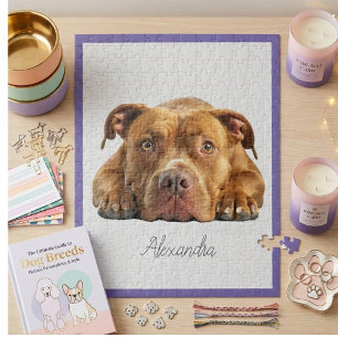Puzzle personnalisé Pitbull
