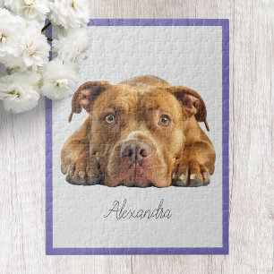 Puzzle personnalisé Pitbull