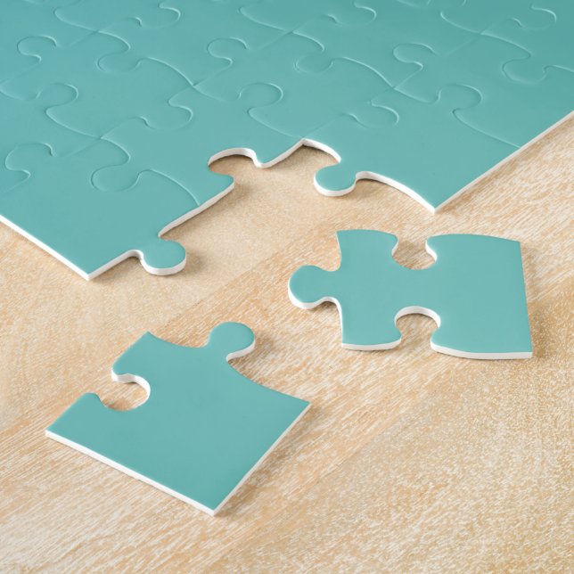 Puzzle personnalisé sans image couleur unie (Côté)