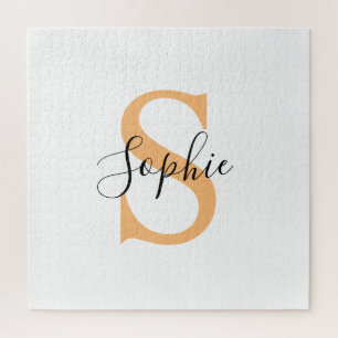 Puzzle Personnalisé Votre Nom, Nom Personnalisé, Cadeau A