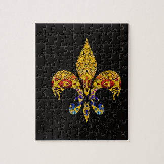 Puzzle personnaliser Fleur-De-lis il