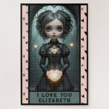 Personnaliser, je T'AIME mignonne coeur fille