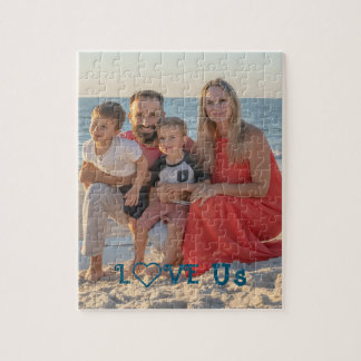 Puzzle PERSONNALISER LA Photo De Famille "LOVE US"